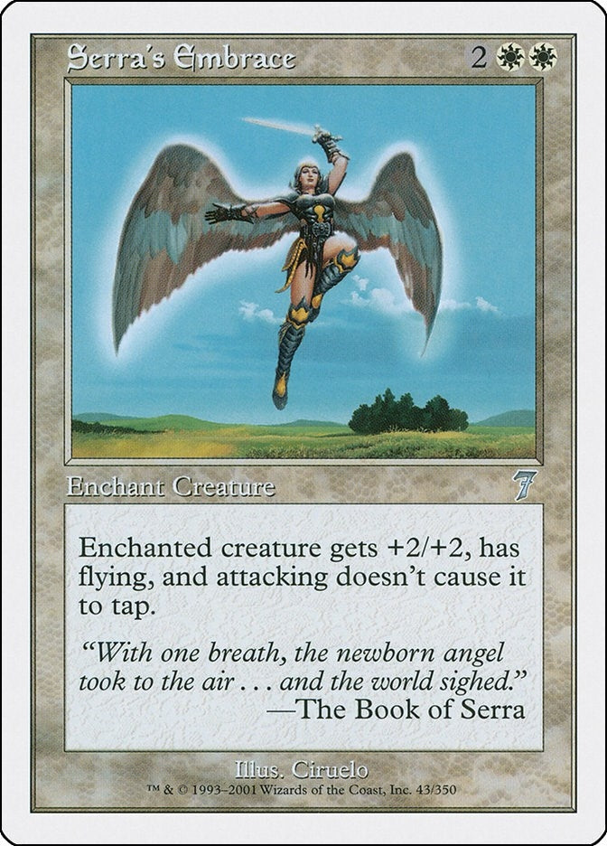 Image for Serra's Embrace (7th Edition) (43) - Magic: The Gathering