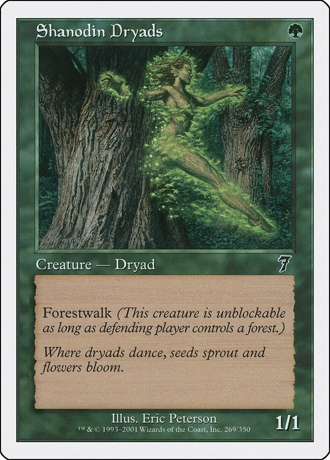 Image for Shanodin Dryads (7th Edition) (269) - Magic: The Gathering