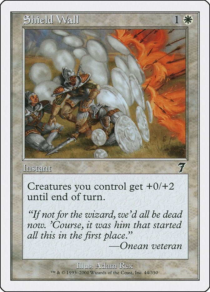 Image for Shield Wall (7th Edition) (44) - Magic: The Gathering