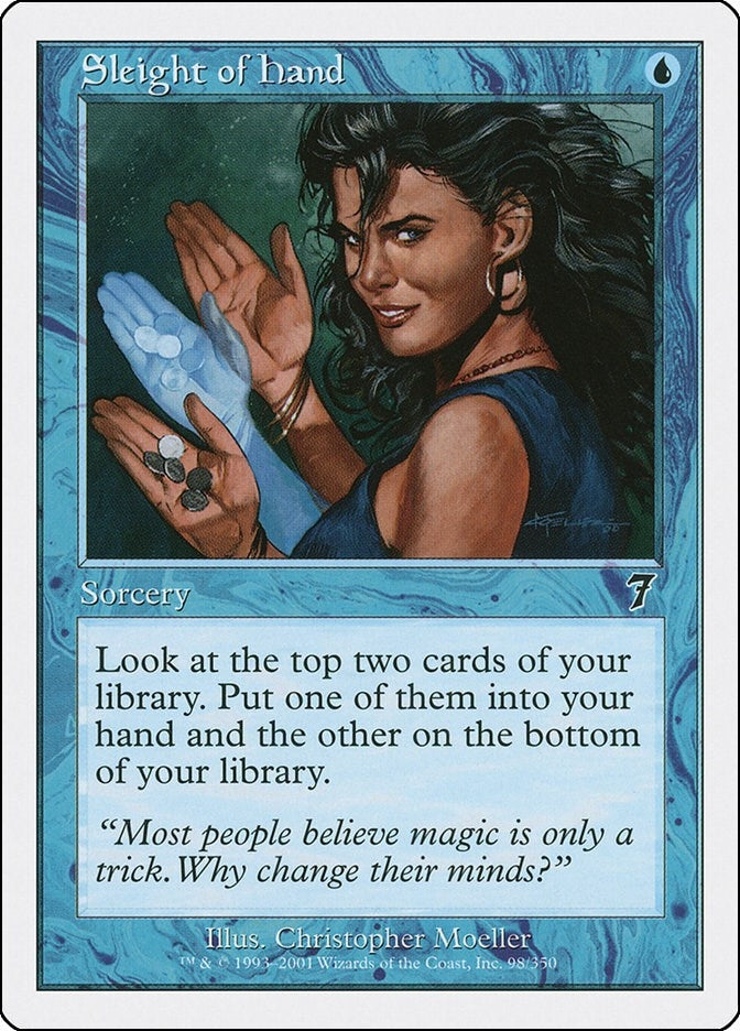 Image for Sleight of Hand (7th Edition) (98) - Magic: The Gathering