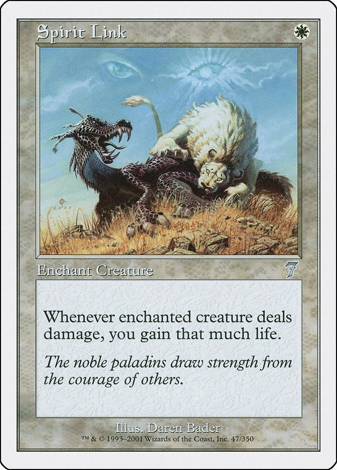 Image for Spirit Link (7th Edition) (47) - Magic: The Gathering