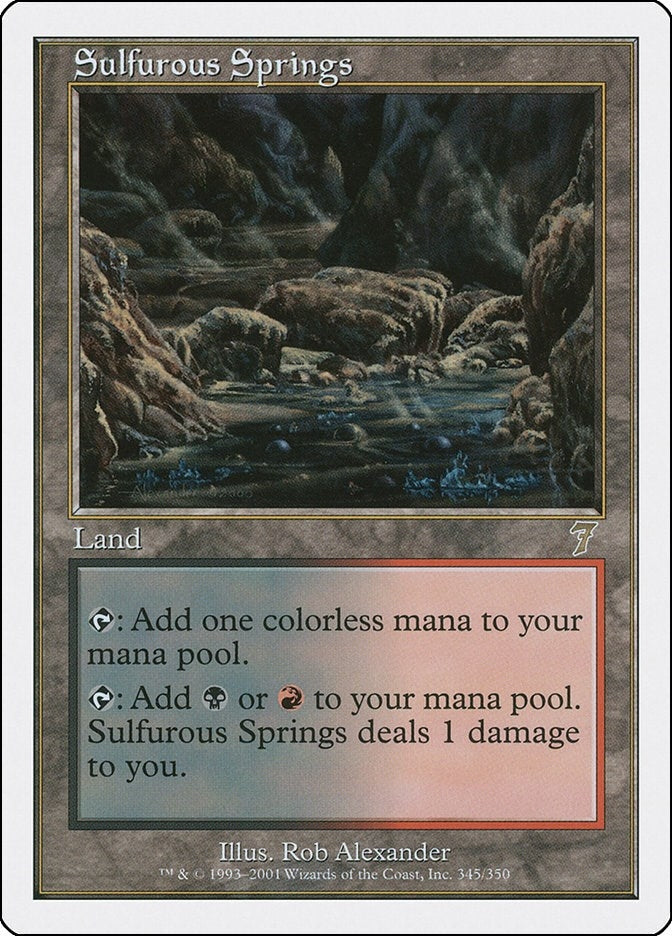 Image for Sulfurous Springs (7th Edition) (345) - Magic: The Gathering