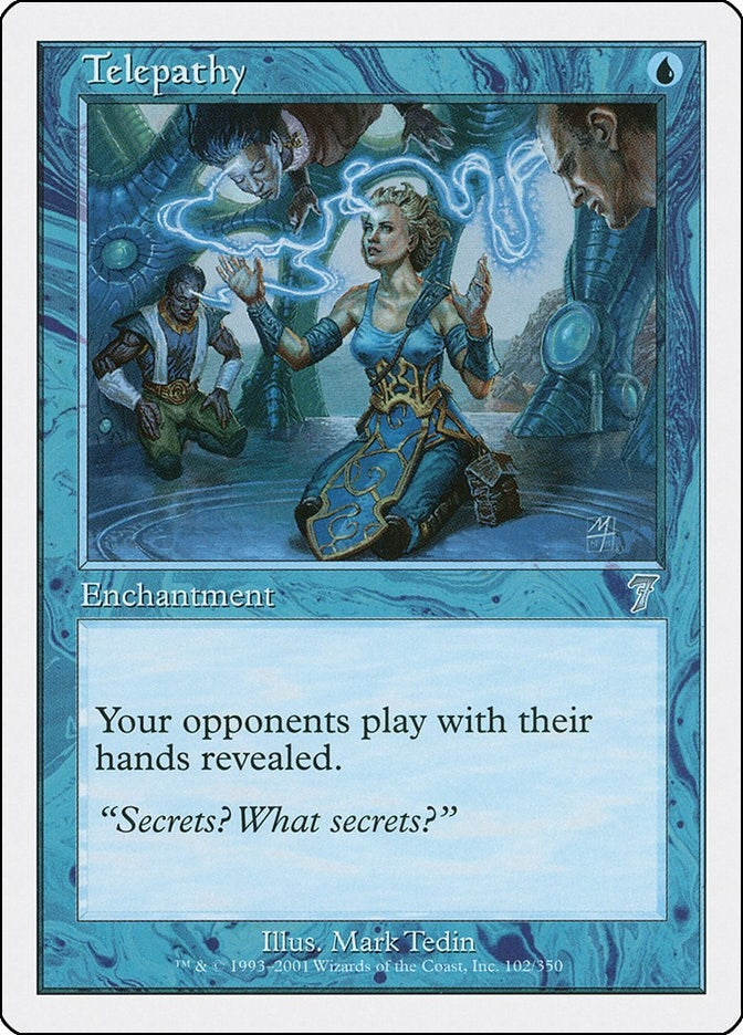 Image for Telepathy (7th Edition) (102) - Magic: The Gathering
