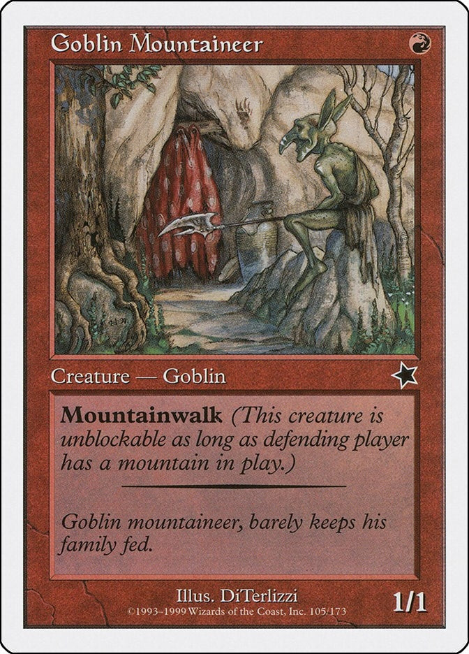 Image for Goblin Mountaineer (Starter 1999) (105) - Magic: The Gathering