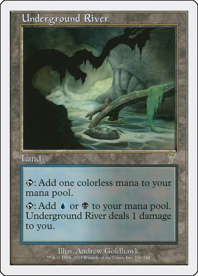 Image for Underground River (7th Edition) (350) - Magic: The Gathering