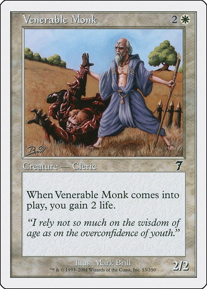 Image for Venerable Monk (7th Edition) (53) - Magic: The Gathering