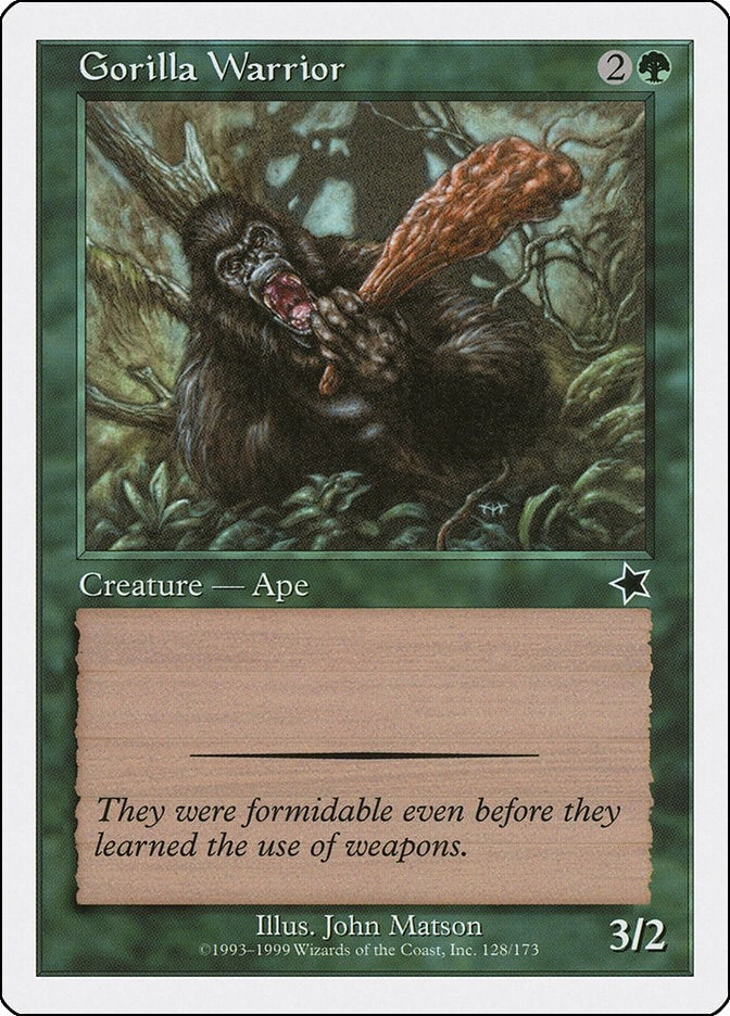 Image for Gorilla Warrior (Starter 1999) (128) - Magic: The Gathering