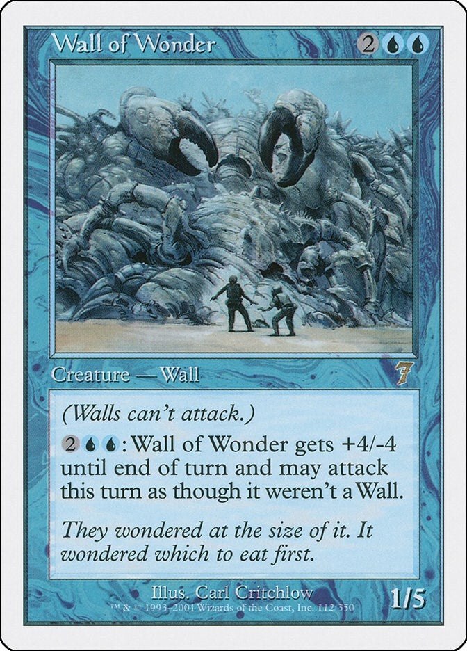 Image for Wall of Wonder (7th Edition) (112) - Magic: The Gathering