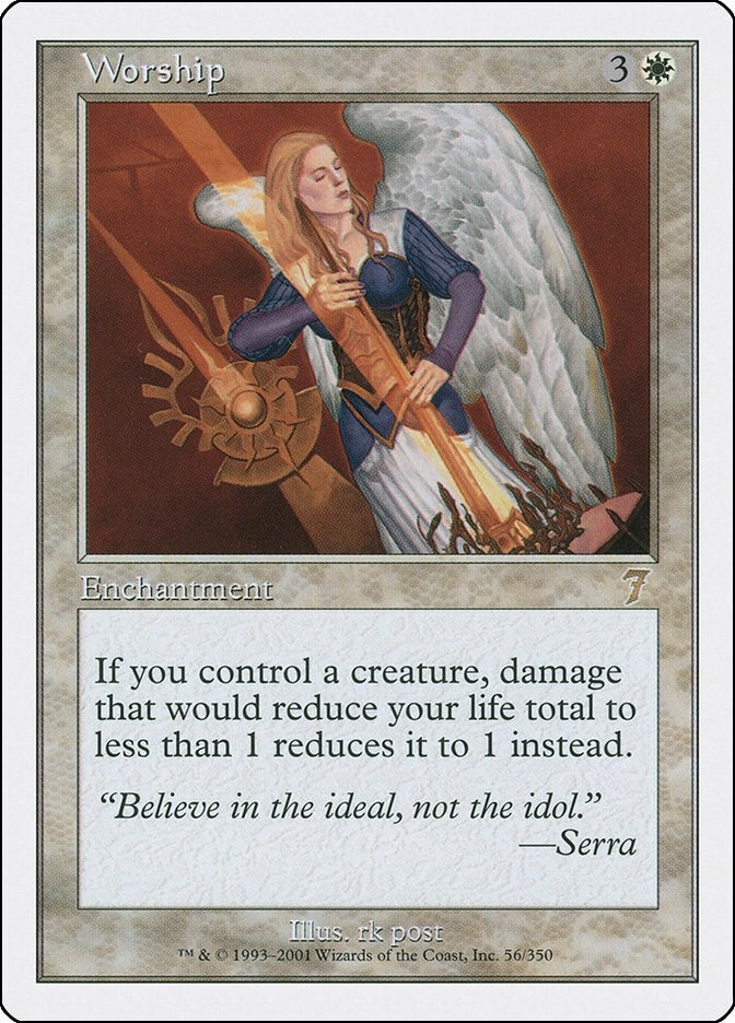 Image for Worship (7th Edition) (56) - Magic: The Gathering