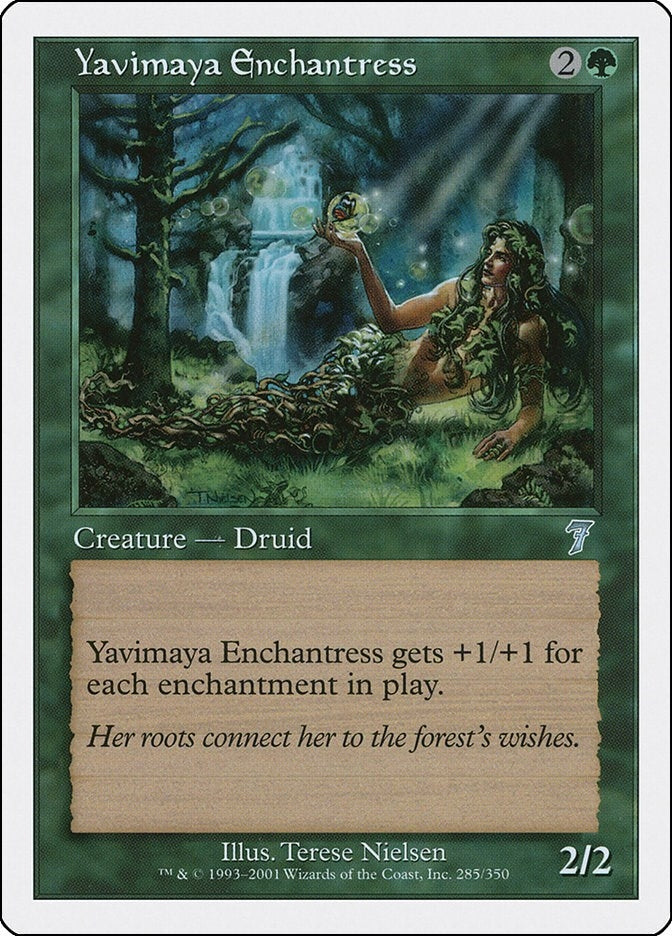 Image for Yavimaya Enchantress (7th Edition) (285) - Magic: The Gathering