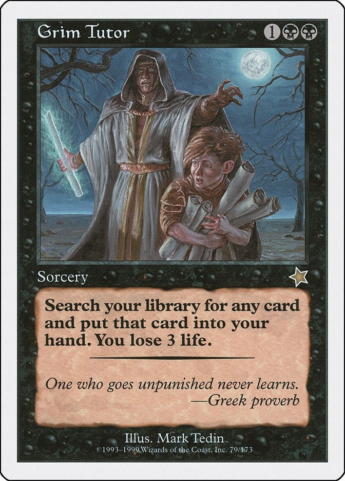 Image for Grim Tutor (Starter 1999) (79) - Magic: The Gathering