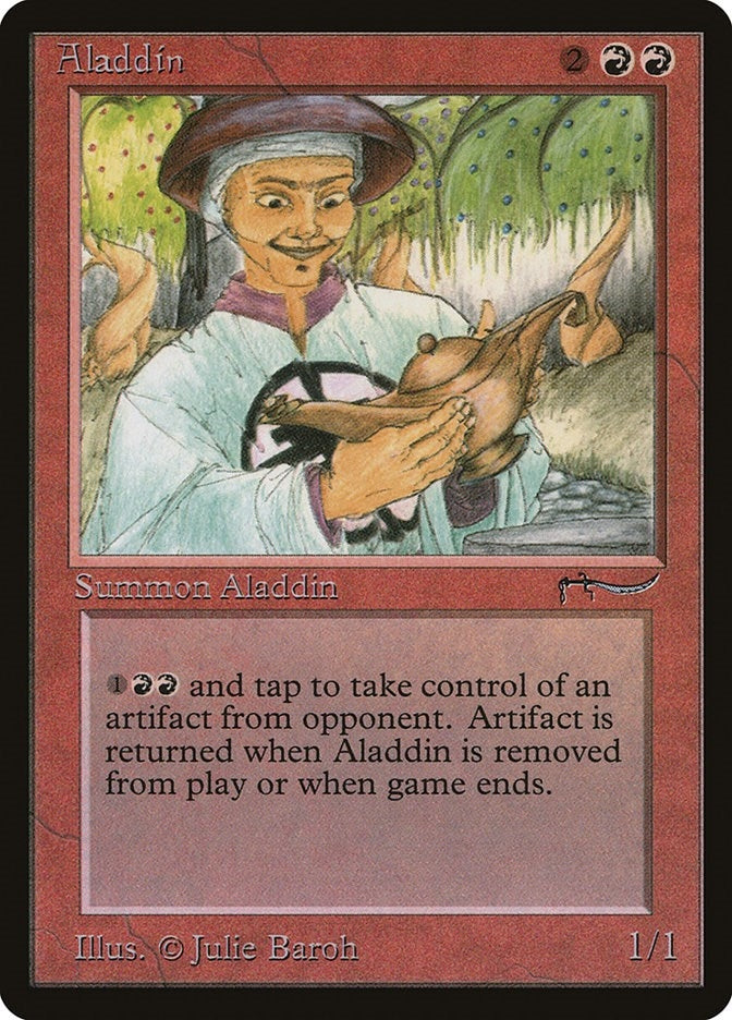 Image for Aladdin (Arabian Nights) - Magic: The Gathering