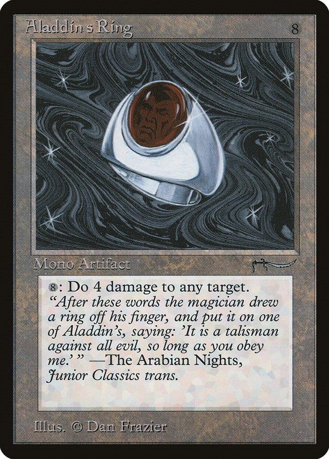 Image for Aladdin's Ring (Arabian Nights) - Magic: The Gathering