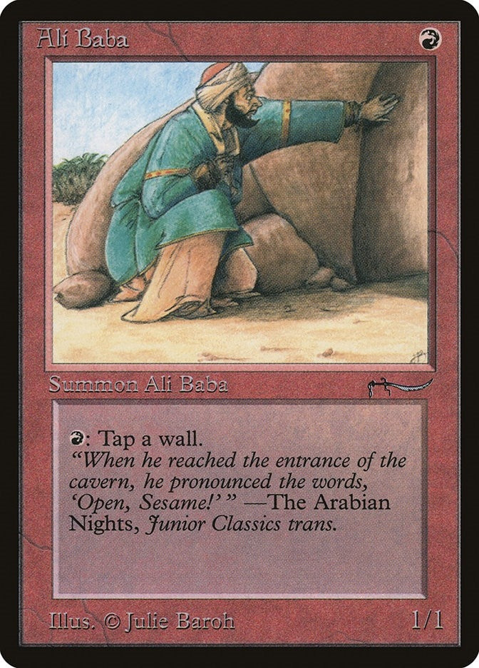 Image for Ali Baba (Arabian Nights) - Magic: The Gathering