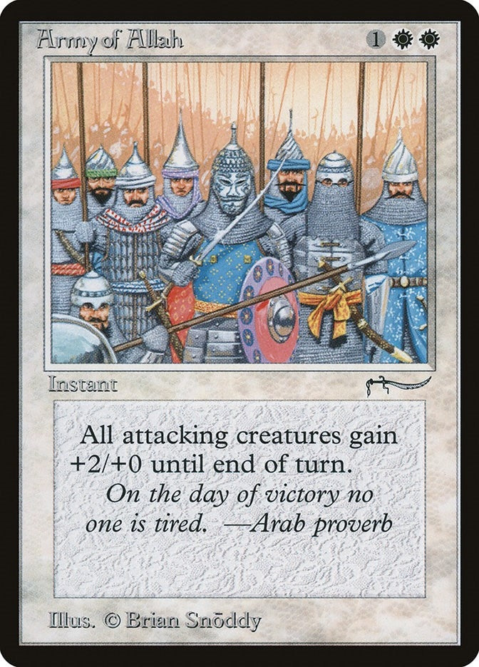 Image for Army of Allah (Arabian Nights) - Magic: The Gathering