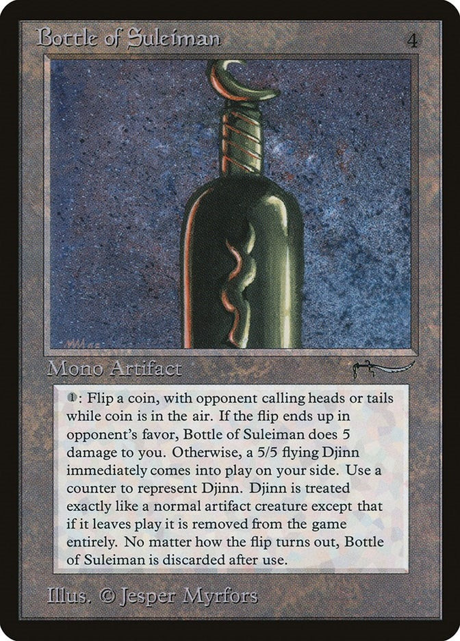 Image for Bottle of Suleiman (Arabian Nights) - Magic: The Gathering
