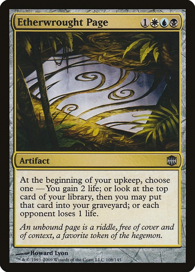 Image for Etherwrought Page (Alara Reborn) (108) - Magic: The Gathering