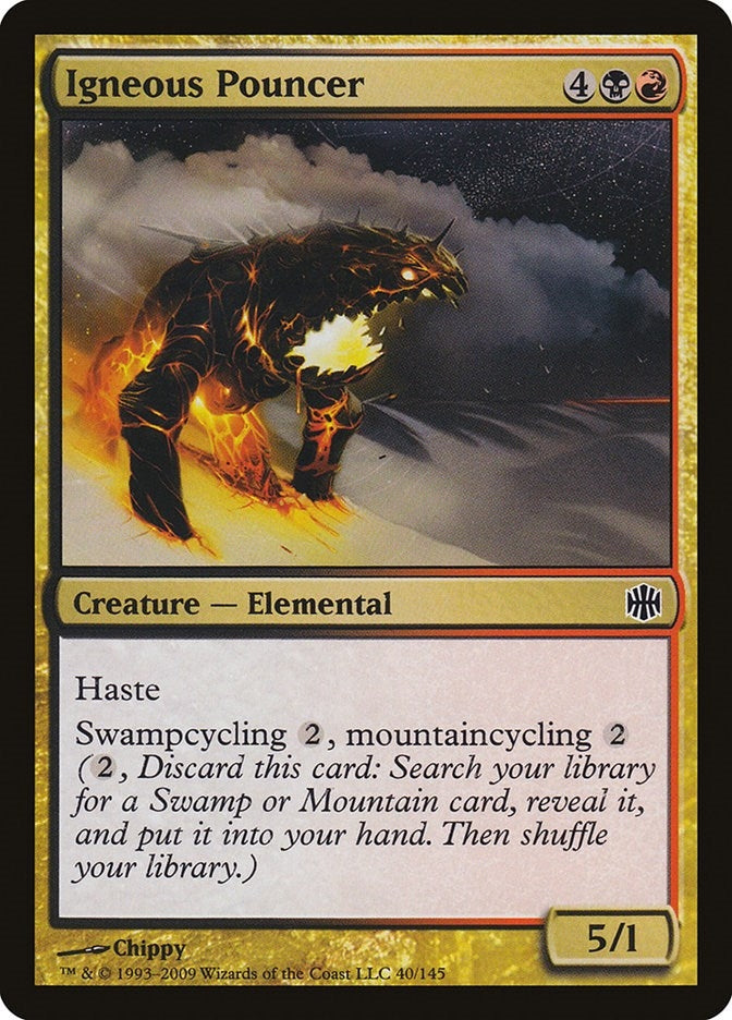 Image for Igneous Pouncer (Alara Reborn) (40) - Magic: The Gathering