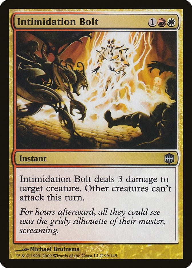 Image for Intimidation Bolt (Alara Reborn) (99) - Magic: The Gathering