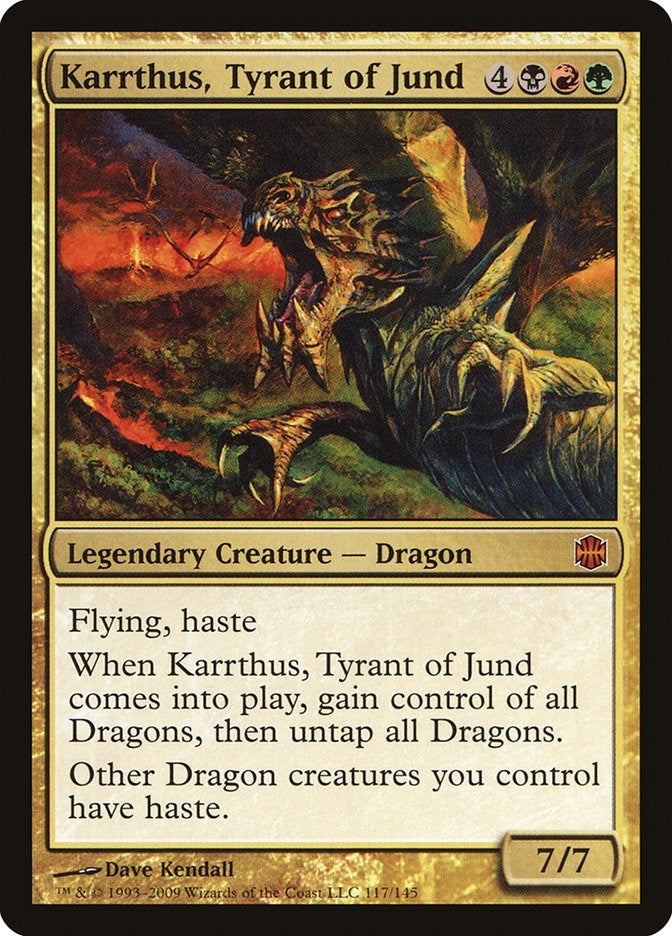 Image for Karrthus, Tyrant of Jund (Alara Reborn) (117) - Magic: The Gathering