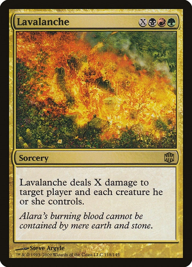 Image for Lavalanche (Alara Reborn) (118) - Magic: The Gathering