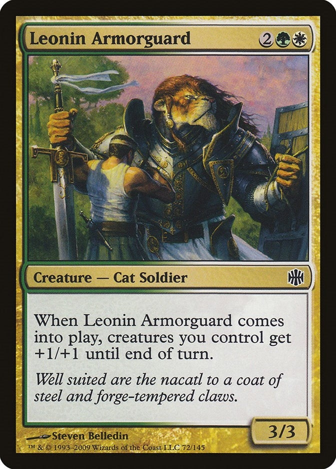 Image for Leonin Armorguard (Alara Reborn) (72) - Magic: The Gathering