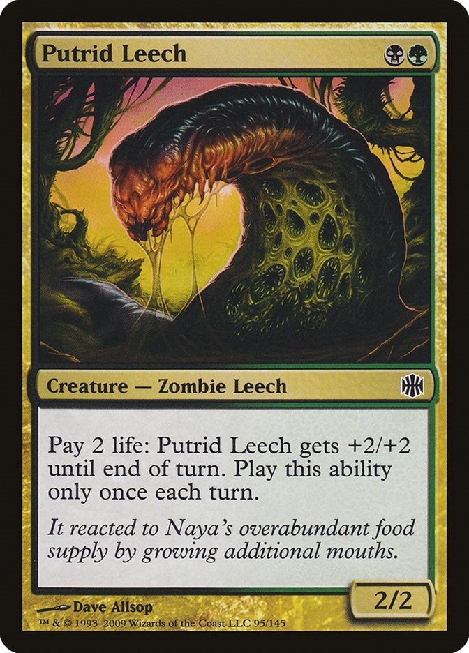 Image for Putrid Leech (Alara Reborn) (95) - Magic: The Gathering