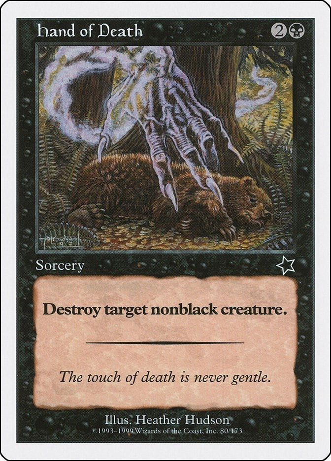 Image for Hand of Death (Starter 1999) (80) - Magic: The Gathering