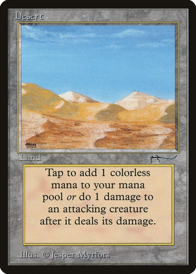 Image for Desert (Arabian Nights) - Magic: The Gathering