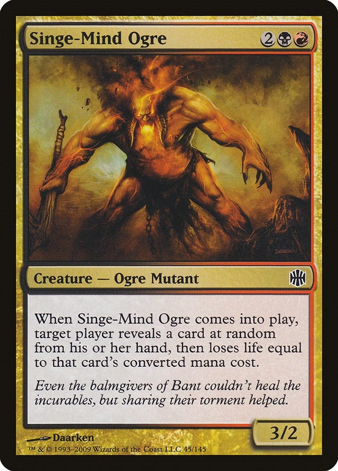 Image for Singe-Mind Ogre (Alara Reborn) (45) - Magic: The Gathering