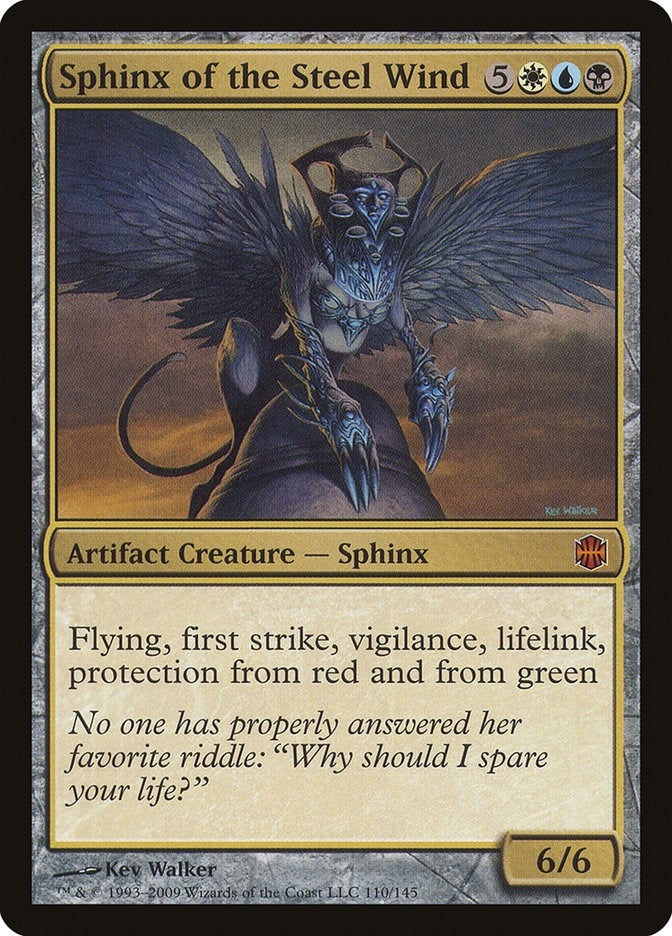 Image for Sphinx of the Steel Wind (Alara Reborn) (110) - Magic: The Gathering