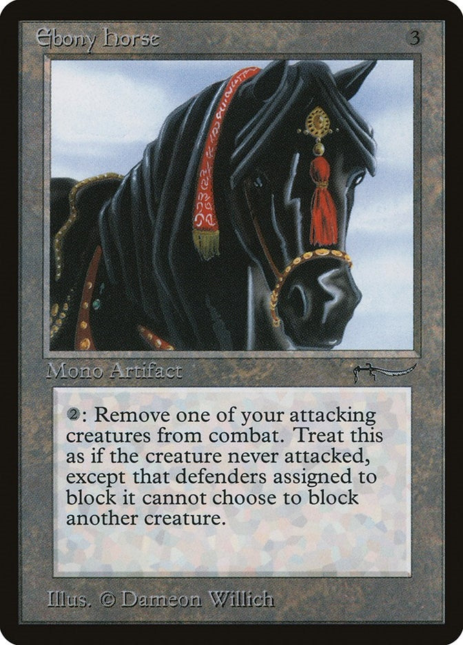 Image for Ebony Horse (Arabian Nights) - Magic: The Gathering