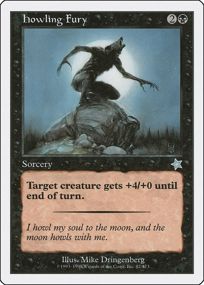 Image for Howling Fury (Starter 1999) (82) - Magic: The Gathering