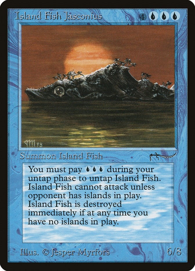 Image for Island Fish Jasconius (Arabian Nights) - Magic: The Gathering