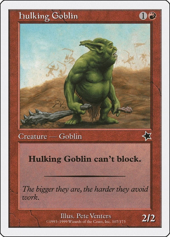 Image for Hulking Goblin (Starter 1999) (107) - Magic: The Gathering