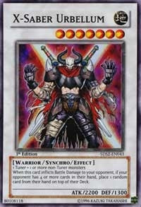 Image for X-Saber Urbellum (5D's Starter Deck 2009) (5DS2-EN043) - YuGiOh