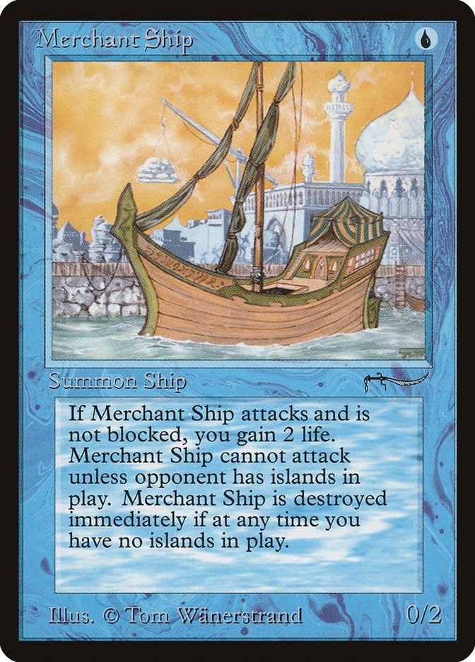 Image for Merchant Ship (Arabian Nights) - Magic: The Gathering