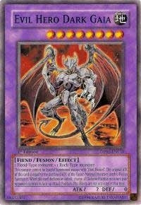 Image for Evil Hero Dark Gaia (Duelist Pack 6: Jaden Yuki 3) (DP06-EN010) - YuGiOh