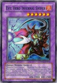 Image for Evil Hero Infernal Sniper (Duelist Pack 6: Jaden Yuki 3) (DP06-EN012) - YuGiOh