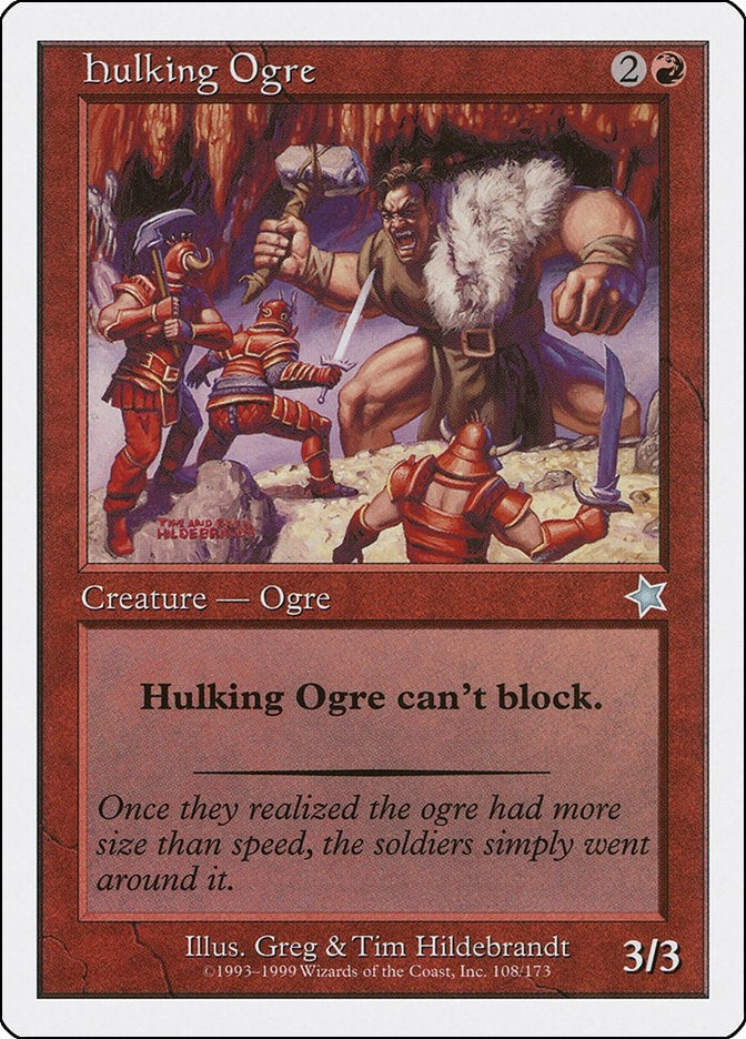 Image for Hulking Ogre (Starter 1999) (108) - Magic: The Gathering
