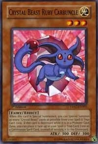Image for Crystal Beast Ruby Carbuncle (Duelist Pack 7: Jesse Anderson) (DP07-EN001) - YuGiOh