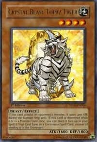 Image for Crystal Beast Topaz Tiger (Duelist Pack 7: Jesse Anderson) (DP07-EN004) - YuGiOh