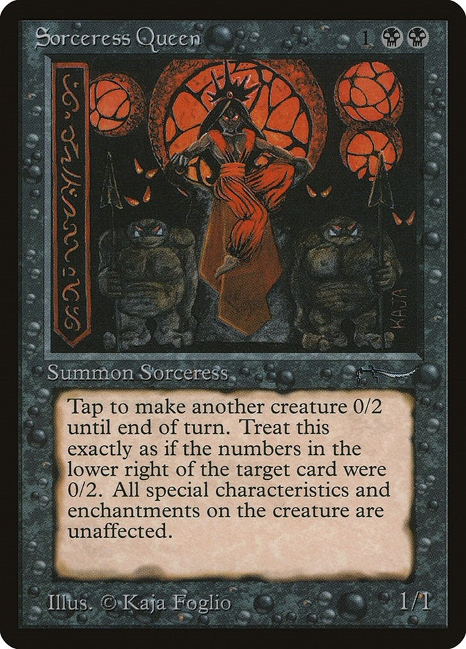 Image for Sorceress Queen (Arabian Nights) - Magic: The Gathering