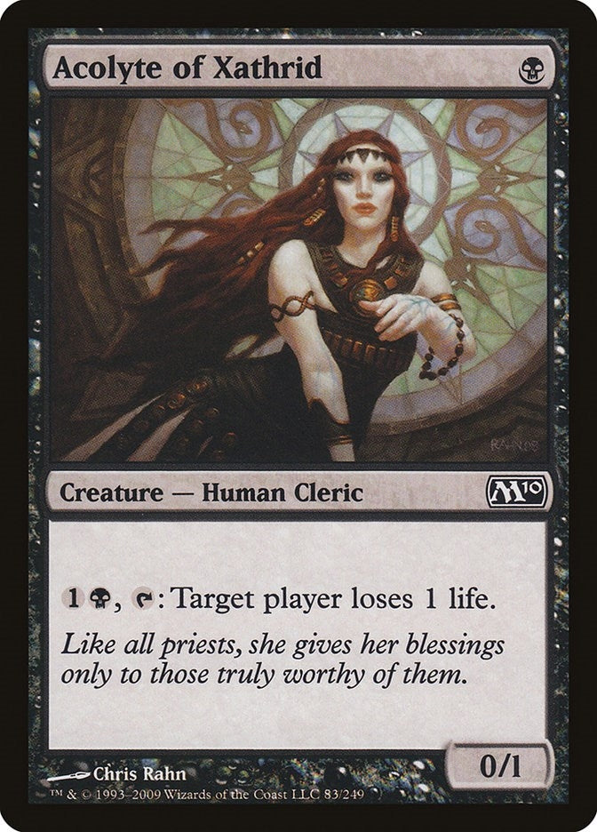 Image for Acolyte of Xathrid (Magic 2010 (M10)) (83) - Magic: The Gathering
