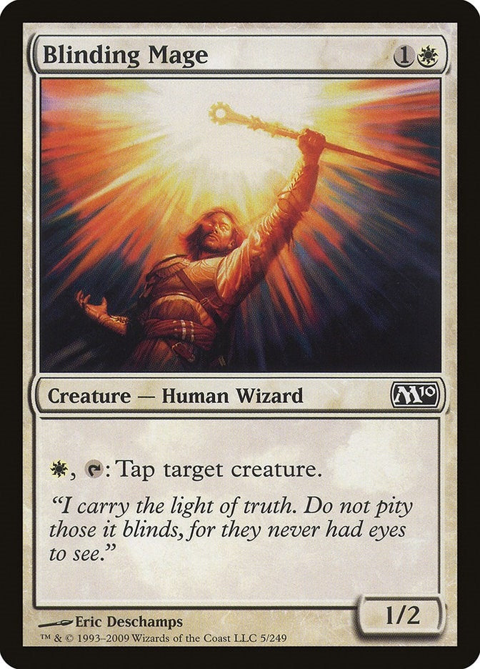Image for Blinding Mage (Magic 2010 (M10)) (5) - Magic: The Gathering