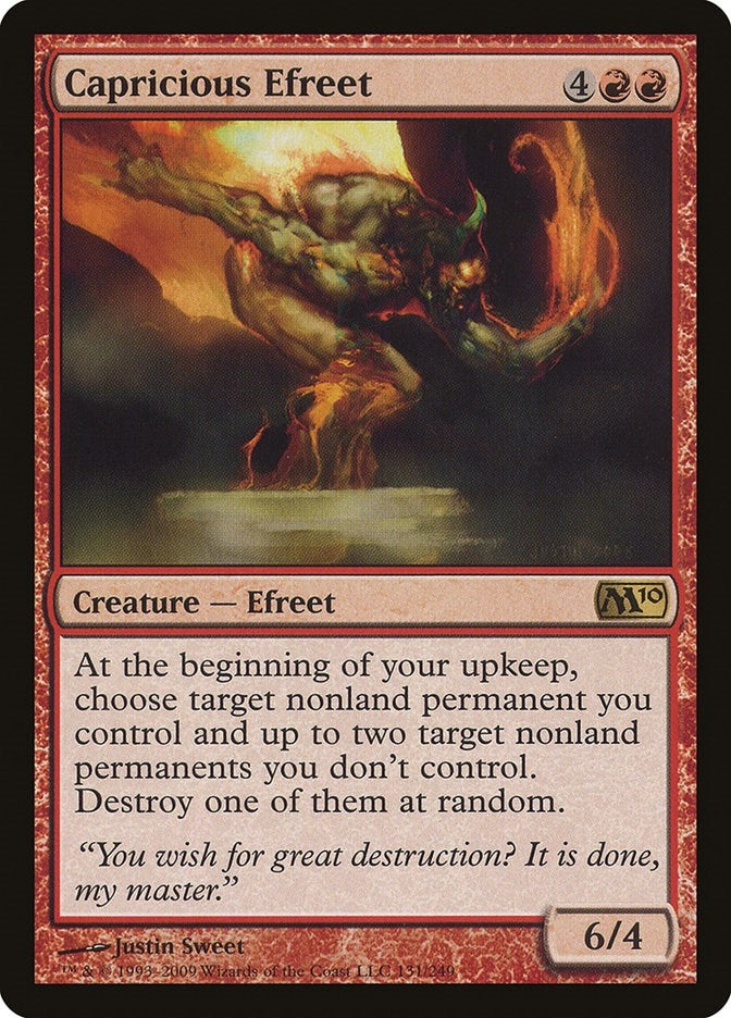 Image for Capricious Efreet (Magic 2010 (M10)) (131) - Magic: The Gathering