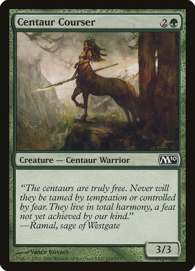 Image for Centaur Courser (Magic 2010 (M10)) (172) - Magic: The Gathering