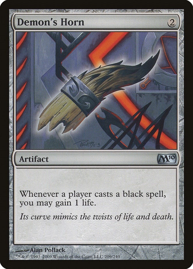 Image for Demon's Horn (Magic 2010 (M10)) (209) - Magic: The Gathering