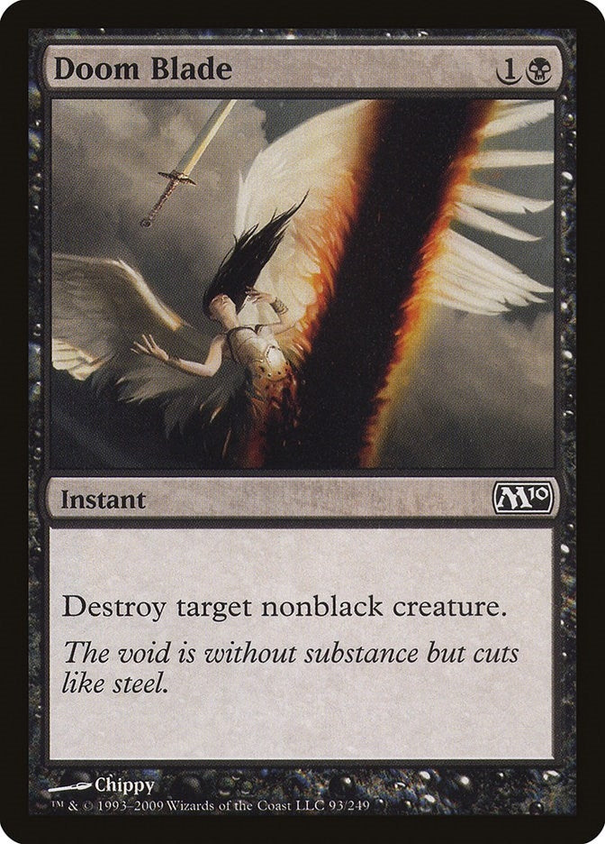 Image for Doom Blade (Magic 2010 (M10)) (93) - Magic: The Gathering