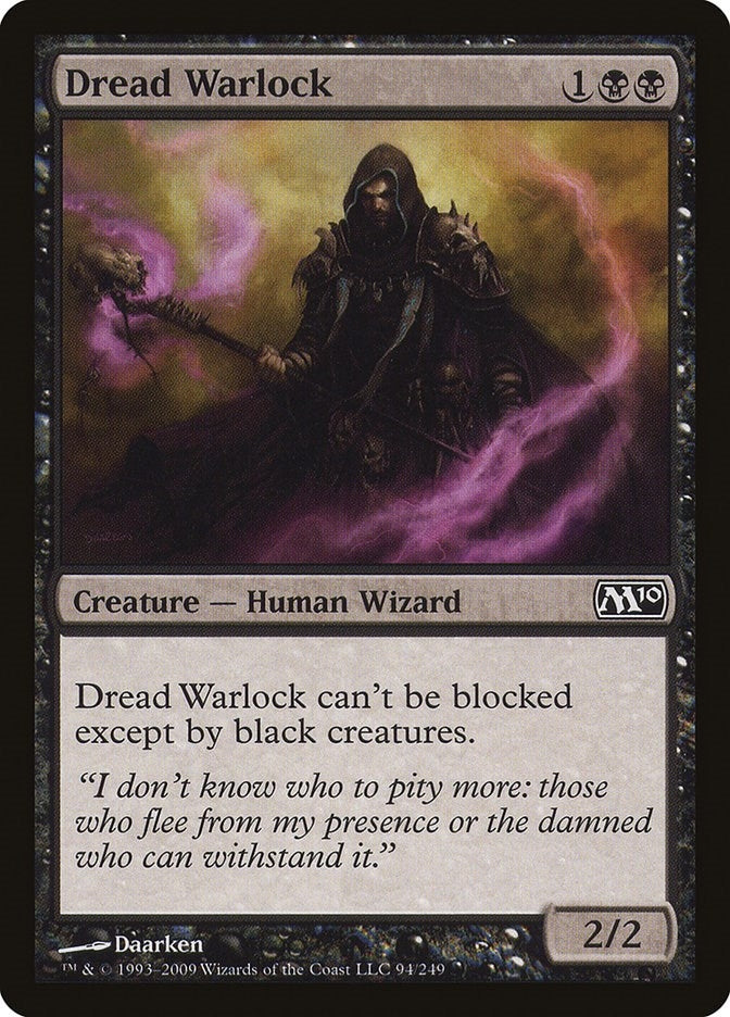 Image for Dread Warlock (Magic 2010 (M10)) (94) - Magic: The Gathering